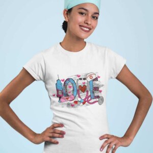 Majica Medicinska Sestra Love — tisk na majico