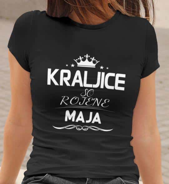 Majica Kraljice So Rojene - Maja — detajl natisa