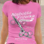 Majica Najboljša Frizerka — tisk na majico