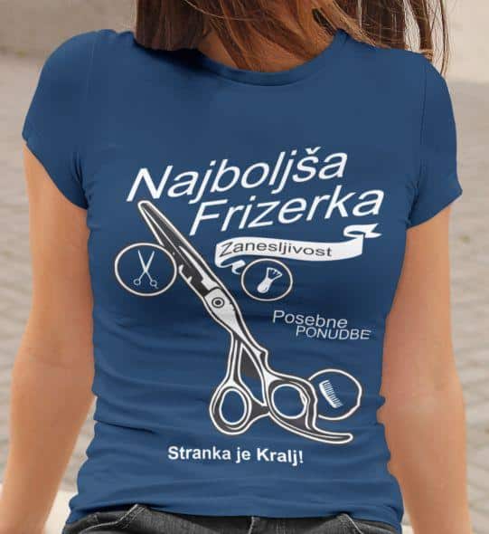 Majica Najboljša Frizerka — različica 3