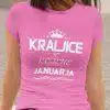Majica Kraljice So Rojene - Januar — tisk na majico
