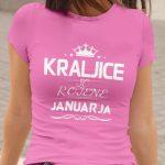Majica Kraljice So Rojene - Januar — tisk na majico
