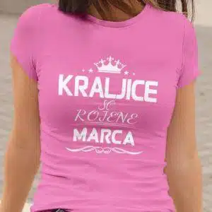 Majica Kraljice So Rojene - Marca — tisk na majico