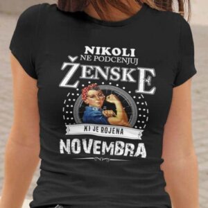 Nikoli Ne Podcenjuj Ženske - November — detajl natisa