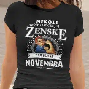 Nikoli Ne Podcenjuj Ženske - November — detajl natisa