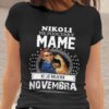 Majica Ne Podcenjuj Mame Novembra — detajl natisa