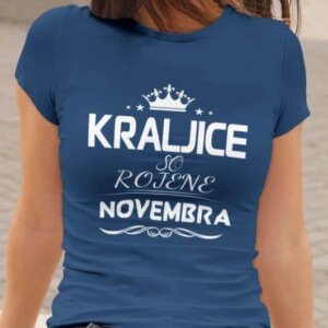 Majica Kraljice So Rojene - Novembra — detajl natisa