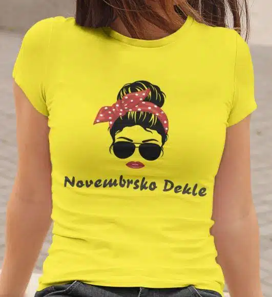 Majica Novembrsko Dekle — različica 3