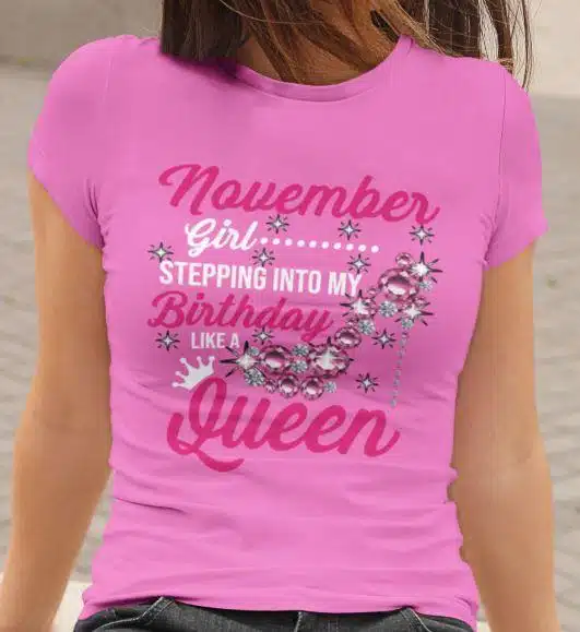 Majica November Girl — različica 3