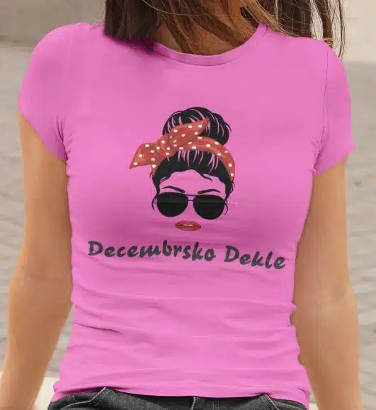 Majica Decembrsko Dekle — različica 3