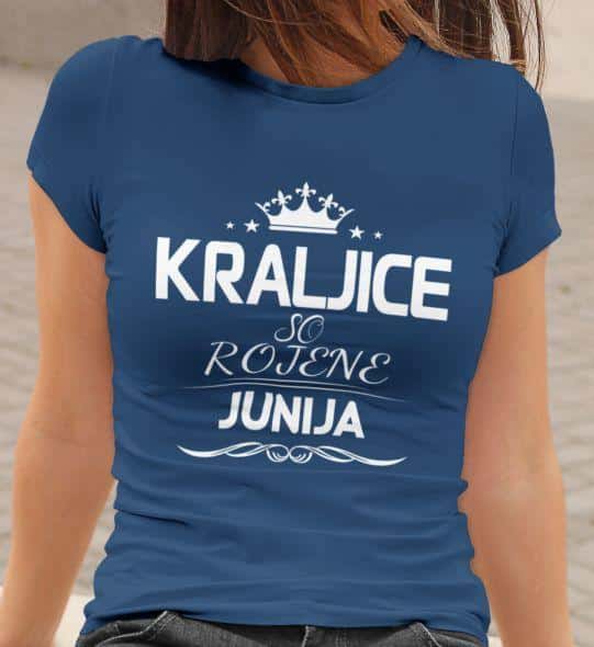 Majica Kraljice So Rojene - Junija — detajl natisa