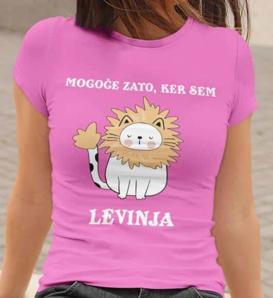 Majica Levinja — tisk na majico