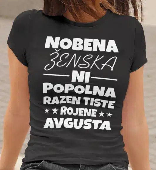 Nobena Ženska Ni Popolna - Avgusta — detajl natisa