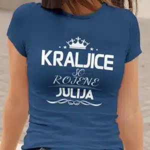 Majica Kraljice So Rojene - Julija — detajl natisa