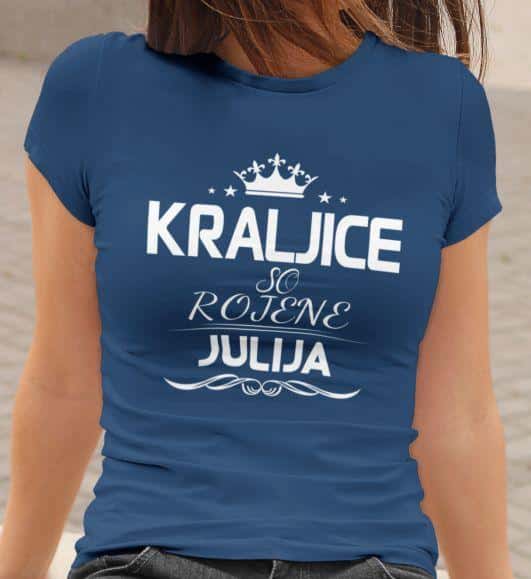 Majica Kraljice So Rojene - Julija — detajl natisa