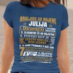 Majica Kraljice So Rojene Julija — tisk na majico