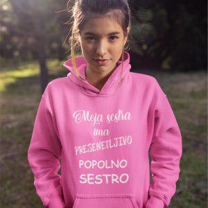 Jopica - Moja sestra ima presenetljivo popolno sestro — tisk na majico