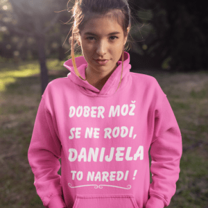 Kapucar Dober Mož Se Ne Rodi Danijela To Naredi — tisk na majico