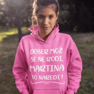 Kapucar Dober Mož Se Ne Rodi Martina To Naredi — tisk na majico