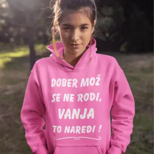 Kapucar Dober Mož Se Ne Rodi Vanja To Naredi — tisk na majico