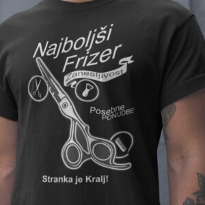 Majica Najboljši Frizer — tisk na majico