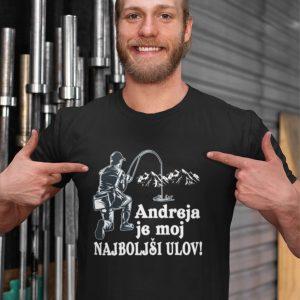 [IME PO ŽELJI] je moj najboljši ulov — tisk na majico