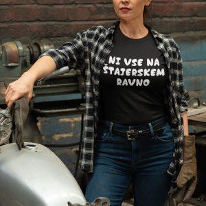 Majica - Ni vse na Štajerskem ravno — tisk na majico