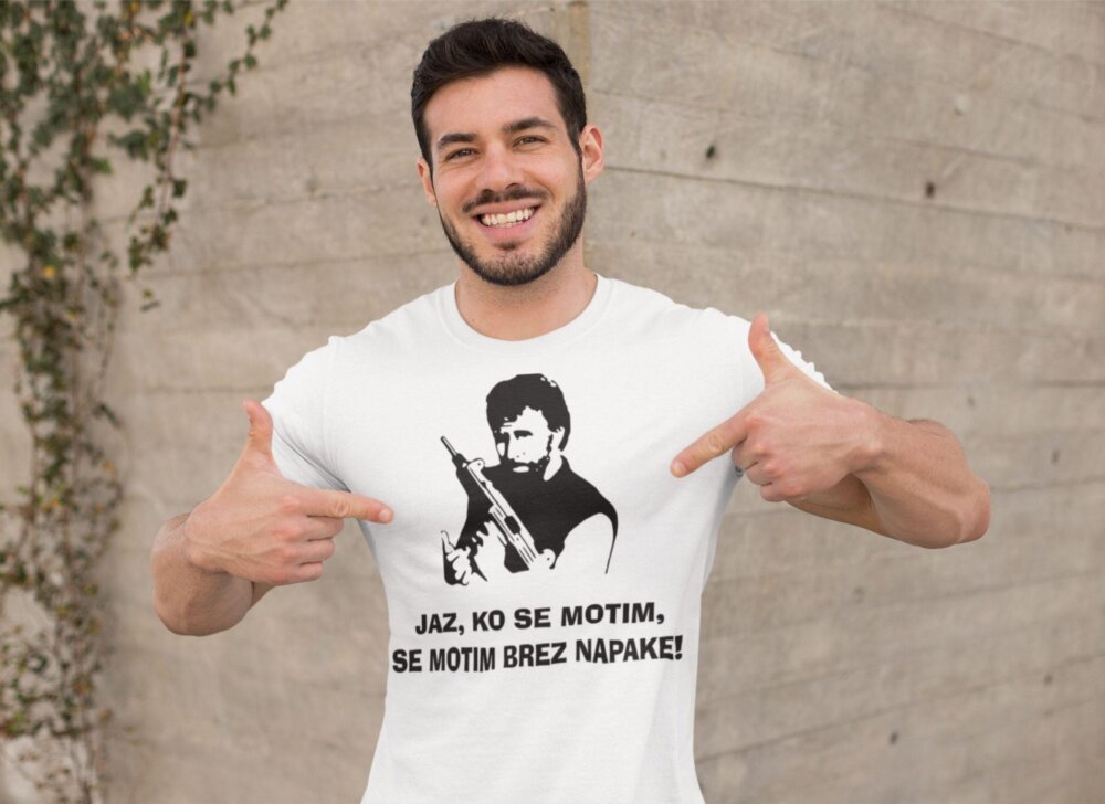 Majica Jaz ko se motim se motim brez napak — tisk na majico