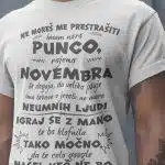 Majica Ne Moreš Me Prestrašiti - Novembra — tisk na majico