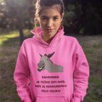 Jopica Osel Velika Konkurenca — tisk na majico