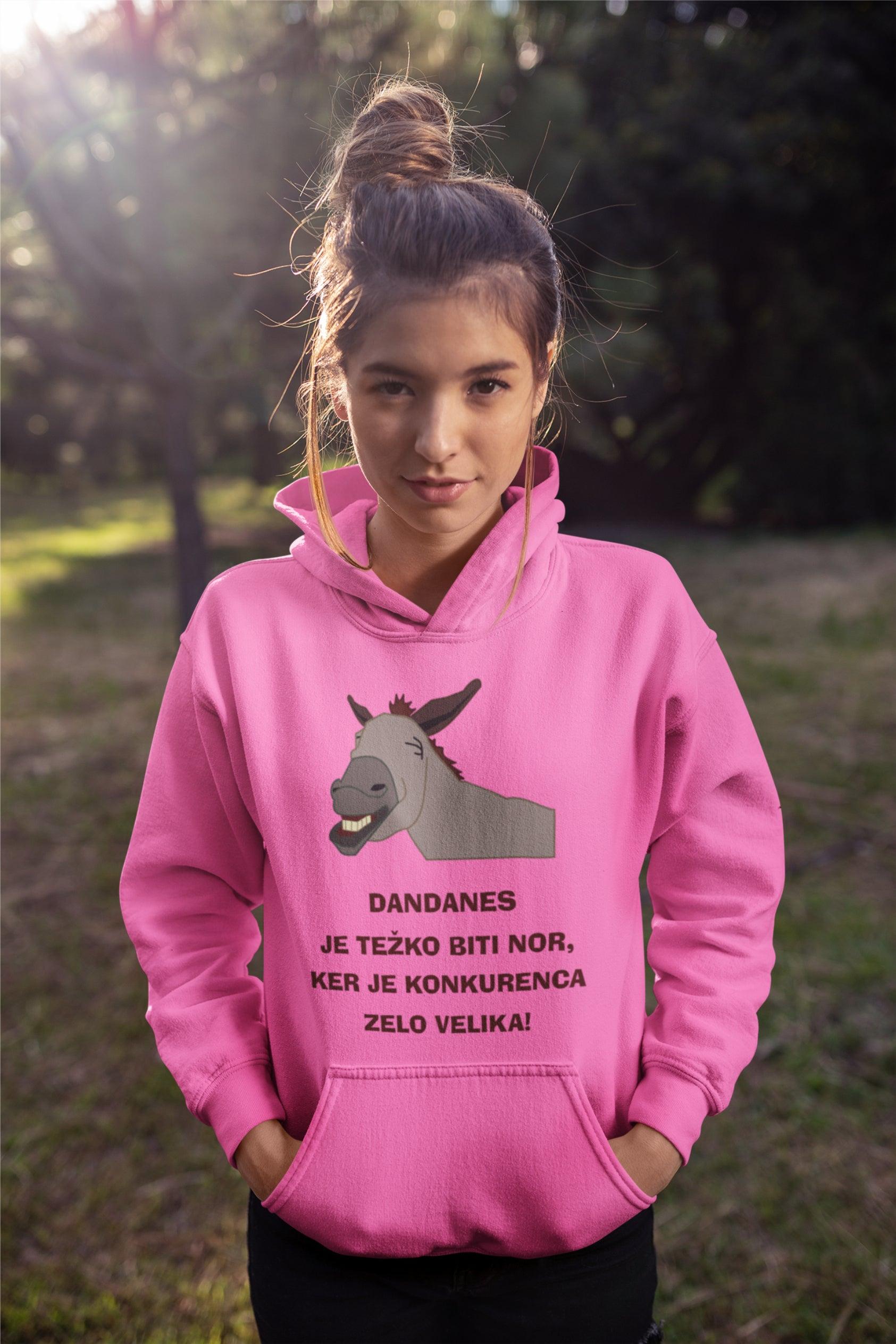 Jopica Osel Velika Konkurenca — tisk na majico