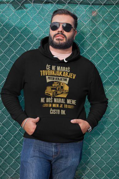 Kapucar Če Ne Maraš Tovornjakarjev — tisk na majico