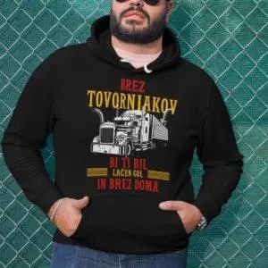 Kapucar Brez Tovornjakov — tisk na majico
