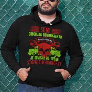 Kapucar Sem Godrnjavi Tovornjakar — tisk na majico