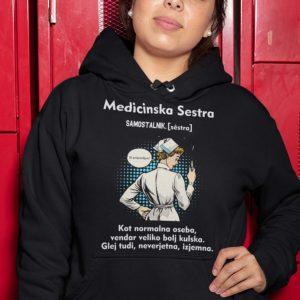 Kapucar Medicinska Sestra - Samostalnik — tisk na majico