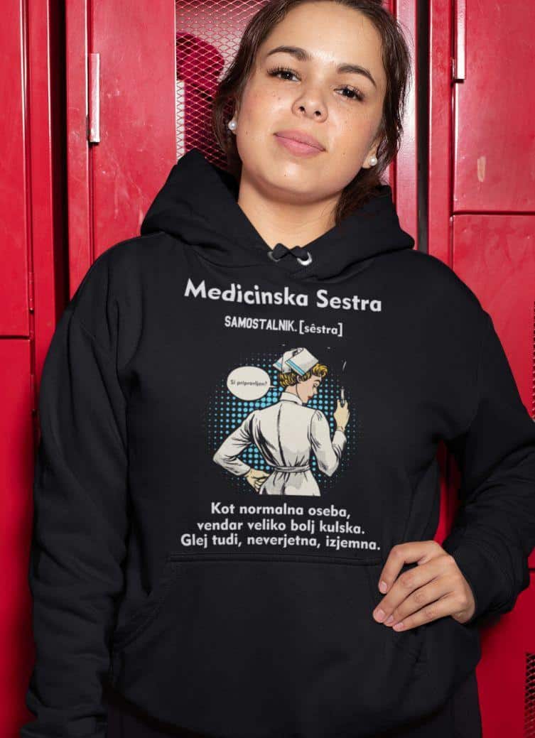 Kapucar Medicinska Sestra - Samostalnik — tisk na majico