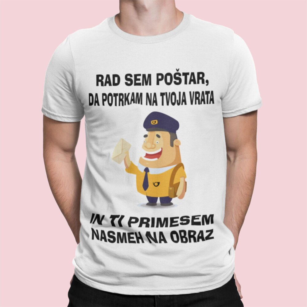 Majica Tako Izgleda Najboljši Poštar Slo — tisk na majico