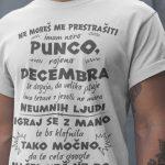 Majica Ne Moreš Me Prestrašiti - Decembra — tisk na majico