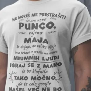 Majica Ne Moreš Me Prestrašiti - Maj — tisk na majico