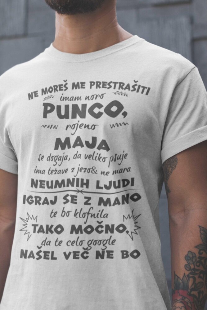 Majica Ne Moreš Me Prestrašiti - Maj — tisk na majico