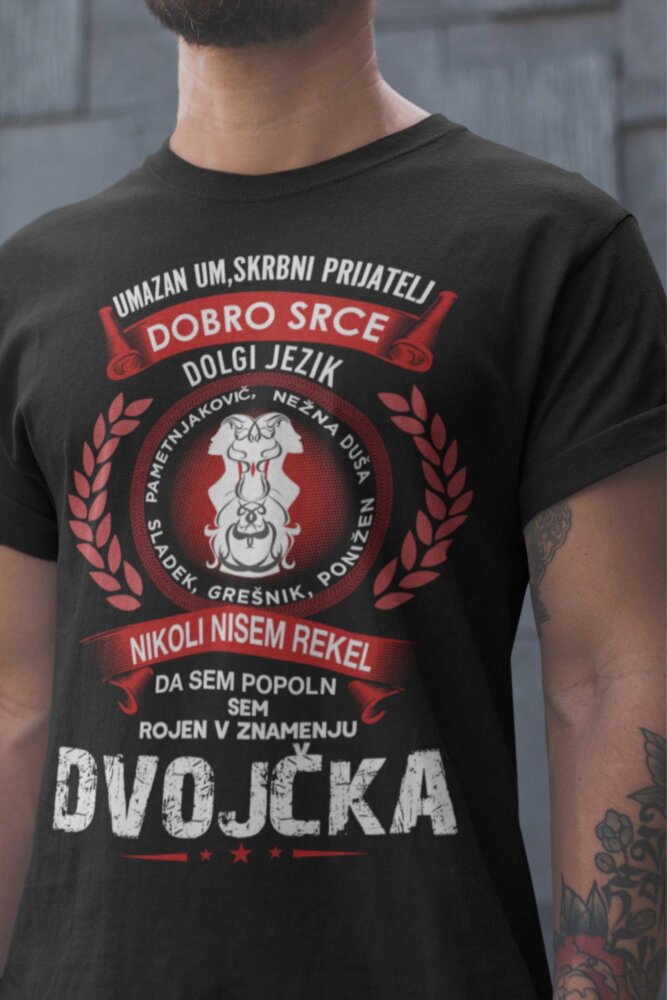 Majica Horoskop Dvojčka — tisk na majico
