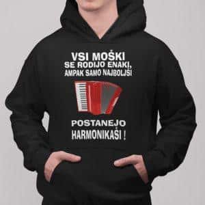 Kapucar Najboljši Postanejo Harmonikaši — tisk na majico