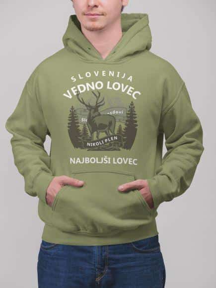 Kapucar Lovec Nikoli Plen — tisk na majico
