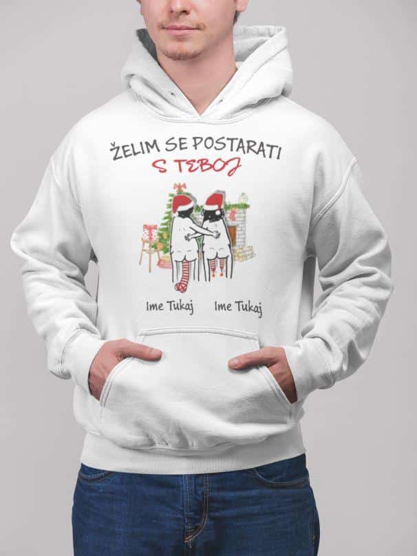 Kapucar Želim Se Postarati S Teboj — tisk na majico