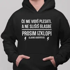 Kapucar Če Me Vidiš Plesati — tisk na majico