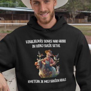 Kapucar Kmetija Je Moj Srečen Kraj — tisk na majico