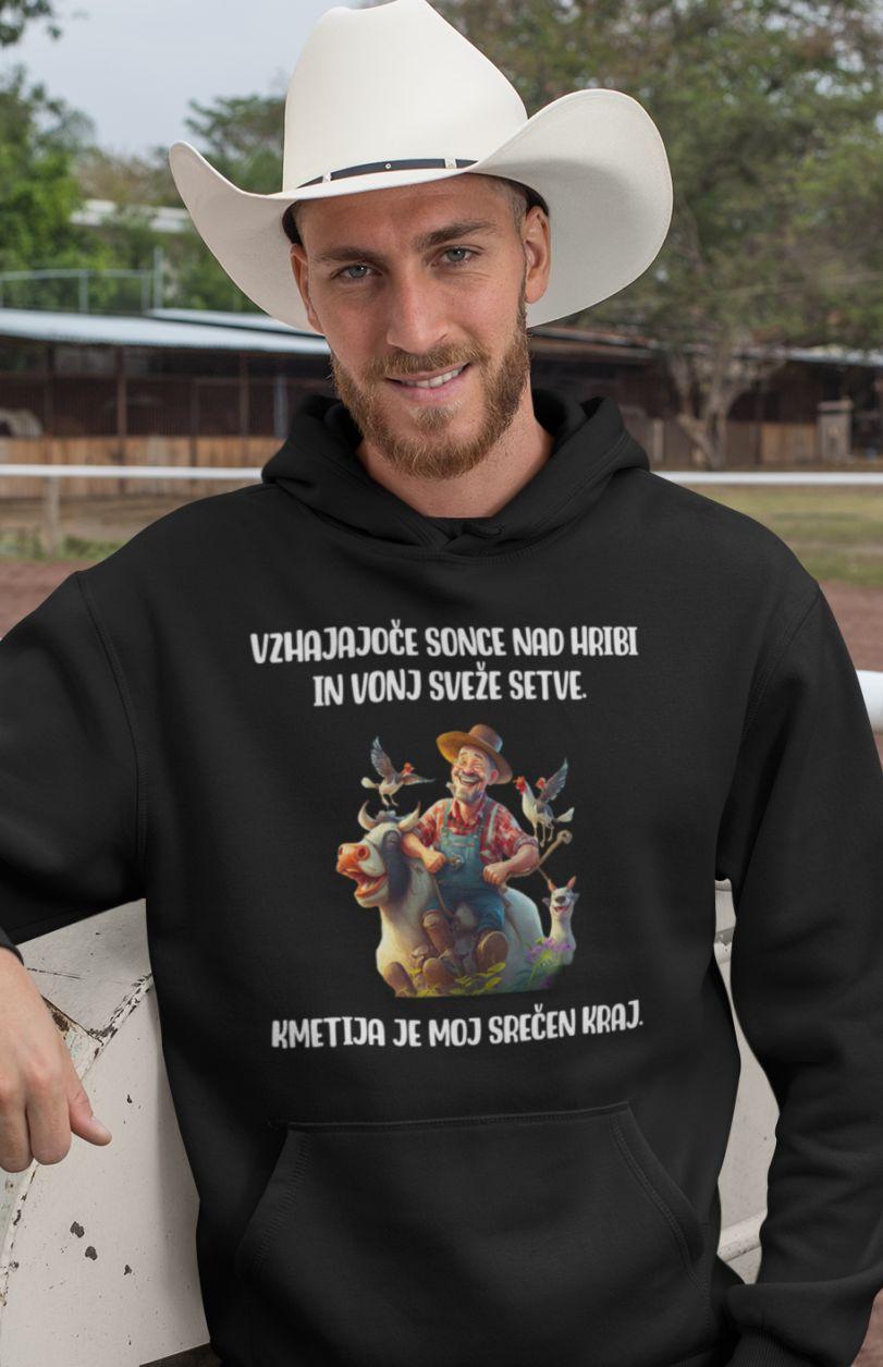 Kapucar Kmetija Je Moj Srečen Kraj — tisk na majico