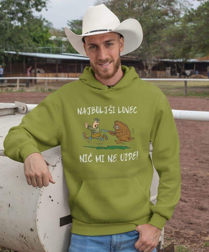 Kapucar Najboljši Lovec, Nič Mi Ne Uide — tisk na majico