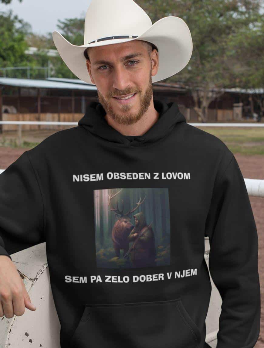 Kapucar Nisem Obseden Z Lovom — tisk na majico