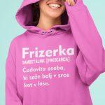 Kapucar Frizerka — tisk na majico